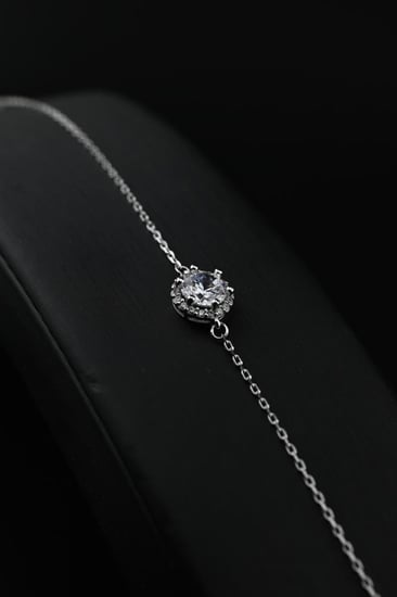 اسواره فضه عيار 925- تصميم الماس