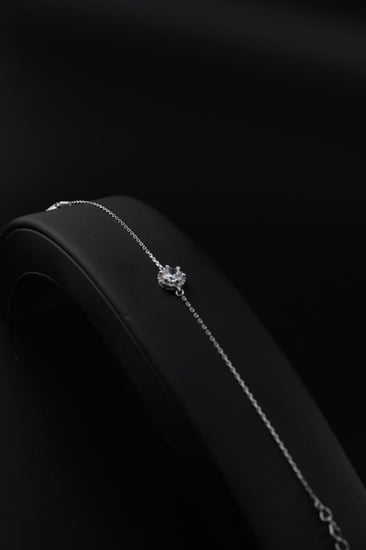 اسواره فضه عيار 925- تصميم الماس