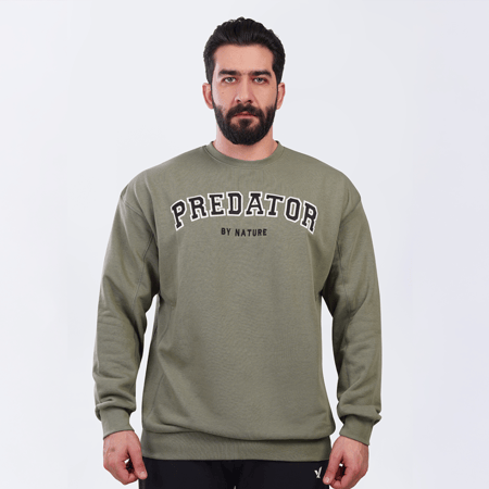 Predator rounded-neck longsleeves - Olive