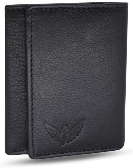 محفظة جيلدان باي نامات ثلاثية الطي مصنوعة من الجلد الأصلي للرجال مع خاصية حجب الترددات الراديوية | مصنوعة يدويًا | محفظة أنيقة كلاسيكية للرجل العصري | تأتي المحفظة مع صندوق هدايا أنيق.