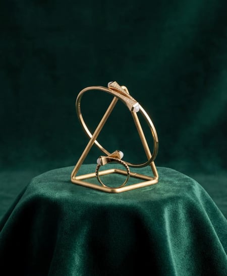 ميني ست إيطالي ذهب عيار 18 مرصع بالزركون موديل 199311 A