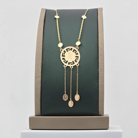 شوكر ذهب عيار 21 موديل 30170 F