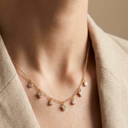 [N026] تشوكر من الفضة عيار 925