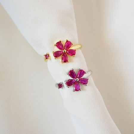 [R044] خاتم مطلي بالذهب