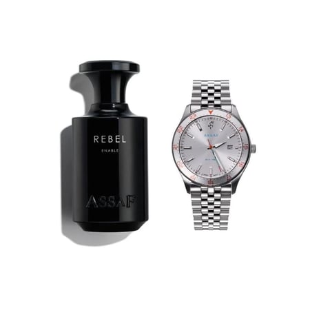 مجموعة ساعة Aurora Flame مع عطر ريبل-عساف