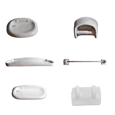 طقم حمام اكسسوارات 6 قطع