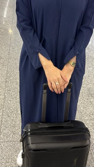 عبايه سفر كحلي