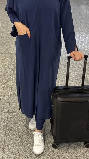 عبايه سفر كحلي