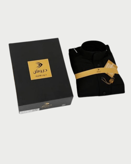 ثوب دروش شتوي أسود