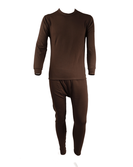 بيجامة دروش رجالي بني غامق - فرو
