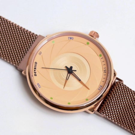 طقم رجالي ذهبي فاخر ساعة  قلم  كبك هدية أنيقة للمناسبات