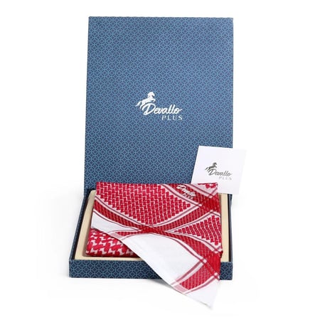 شماغ ديفالو بلس - أحمر