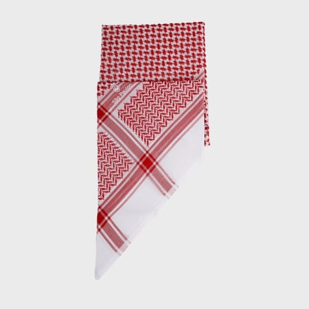 شماغ أحمر خط رمادي ساو باولون