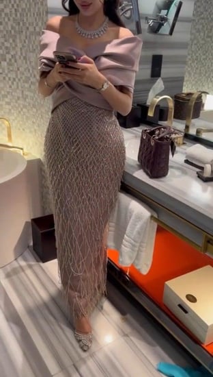 فستان الفخامه ثلاث الوان