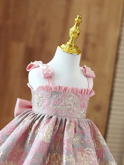 فستان أنيق للبنات من عمر سنة حتى 11 سنة