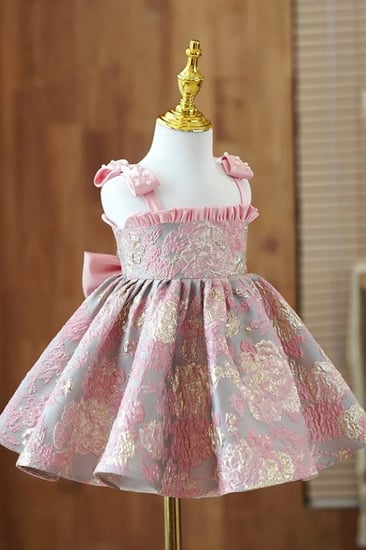 فستان أنيق للبنات من عمر سنة حتى 11 سنة