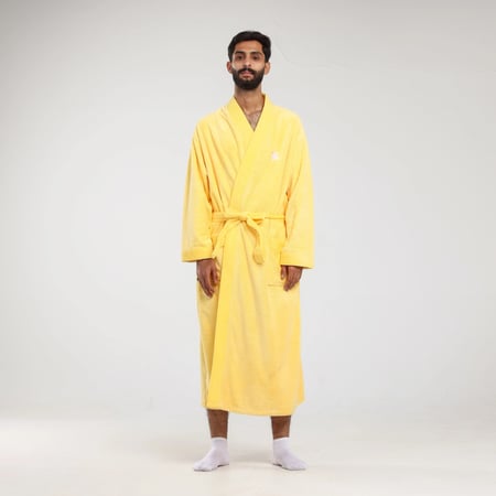 روب حمام اصفر