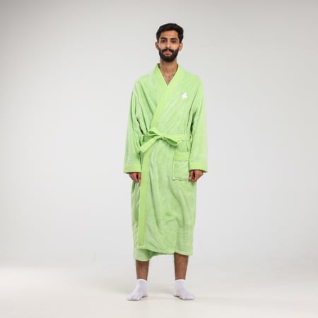 روب استحمام طويل اخضر