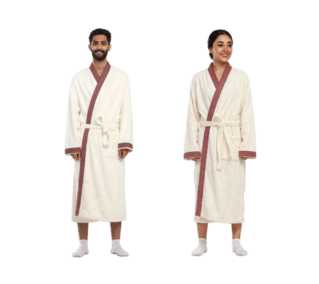 روب حمام سعودي ابيض