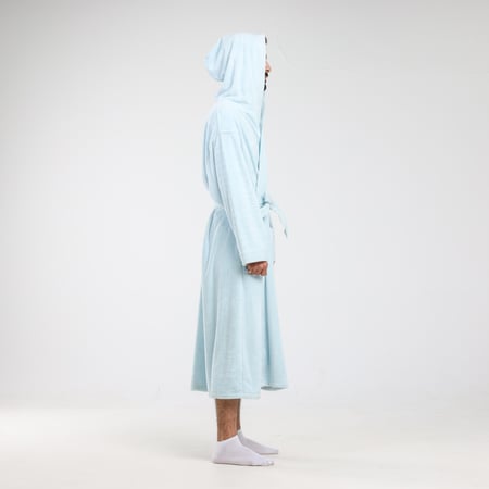 روب بقبعه تركواز