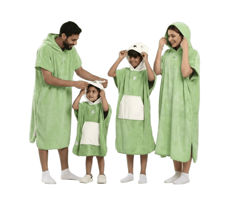 طقم ارواب استحمام كابا اخضر