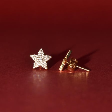 Tiny star earring