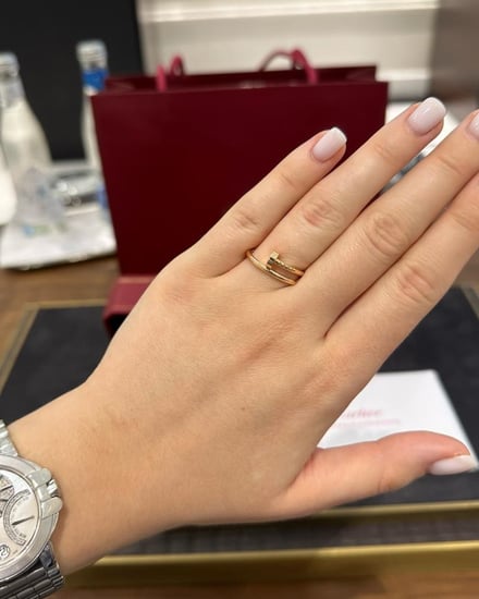 خاتم مسمار نسائي ماركة كارتير