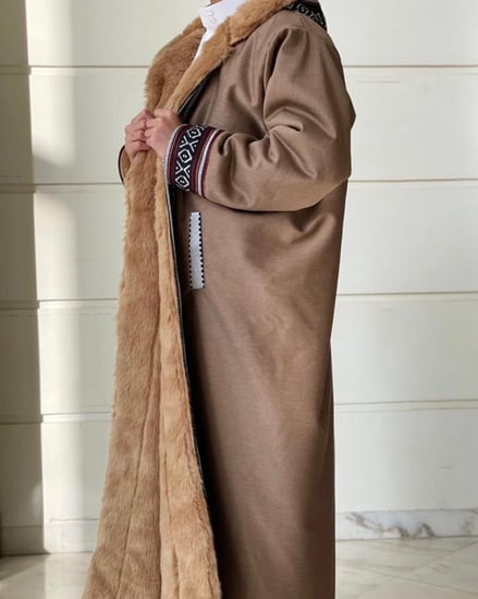 فروة رجالية شتوية طويلة