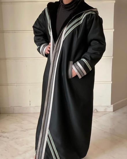 فروة شتوية نسائي مع تطريز  السدو