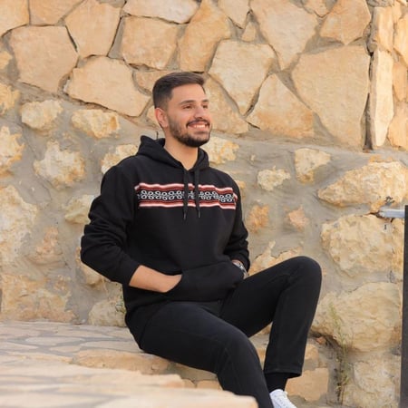 بلوفر رجالي اسود فخم