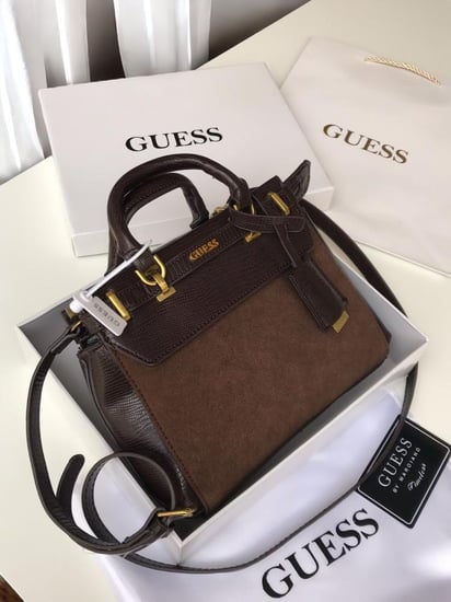 شنطة جيس _ بني محروق ( حجم صغير)