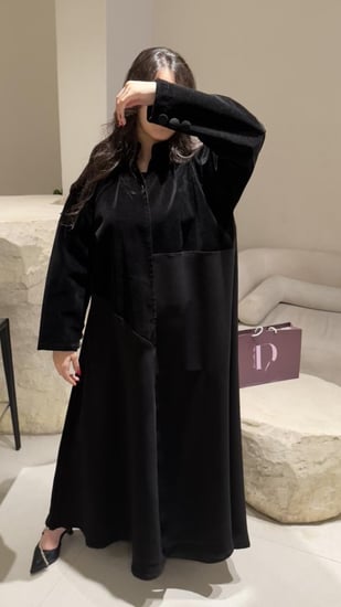 مخمل نص كلوش مع جوخ