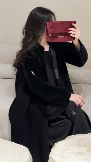 مخمل نص كلوش مع جوخ