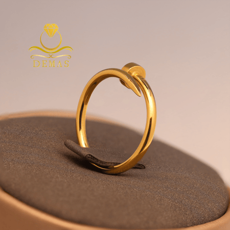 خاتم مسمار عيار 18