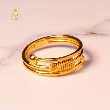 خاتم ذهب عيار 21