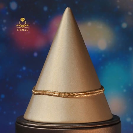 اسوارة تصميم ياباني ذهب عيار 18