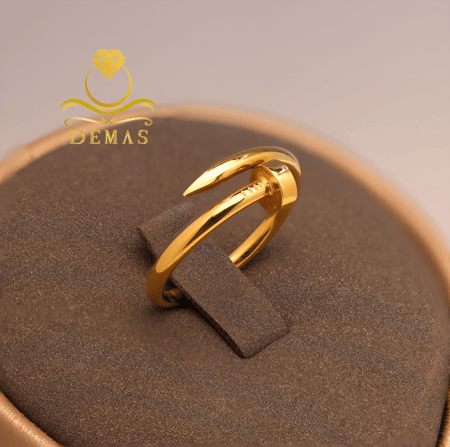 خاتم مسمار عيار 18