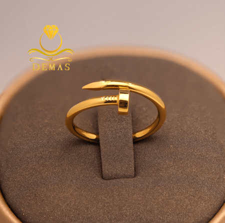 خاتم مسمار عيار 18