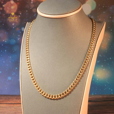 سلسلة جنزير ذهب صافي عيار 18