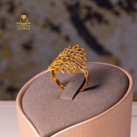 خاتم ذهب عيار 21