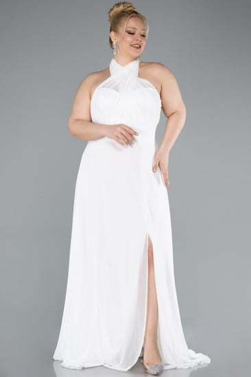 فستان سهرة شيفون بتصميم كتف قابل للتعديل