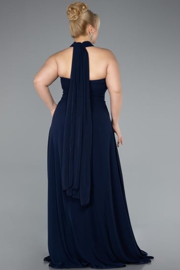 فستان سهرة شيفون بتصميم كتف قابل للتعديل