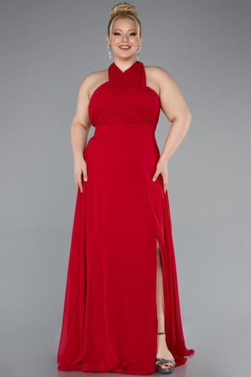 فستان سهرة شيفون بتصميم كتف قابل للتعديل