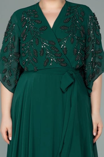 فستان سهرة طويل من الشيفون