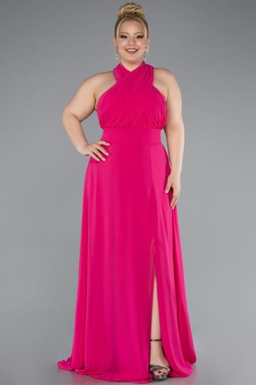 فستان سهرة شيفون بتصميم كتف قابل للتعديل