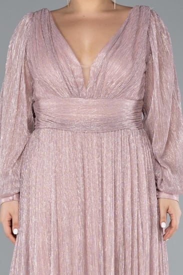 فستان ناعم بربطة خصر أنيقة