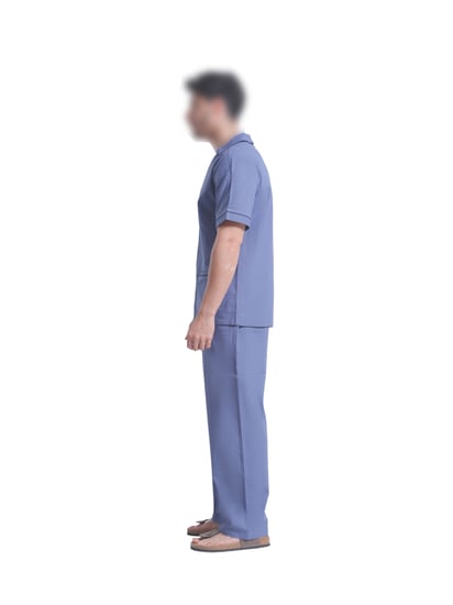بجامة رجالية زرقاء- بجامات رجالية