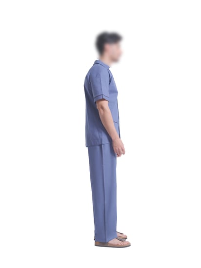 بجامة رجالية زرقاء- بجامات رجالية