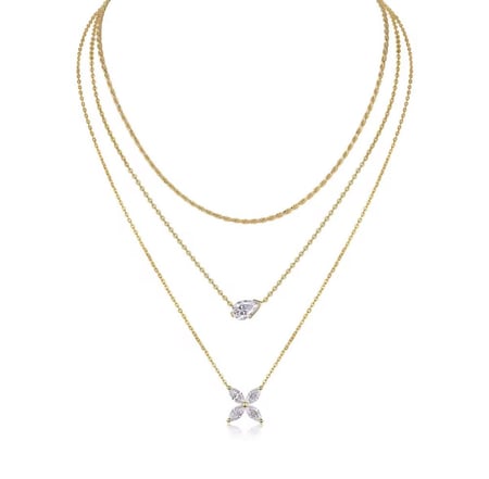 Marquise Radiance Necklace
