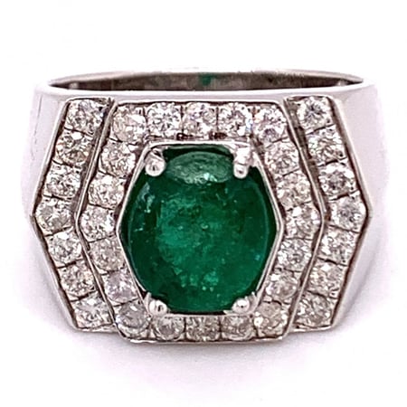 خاتم الماس فضة